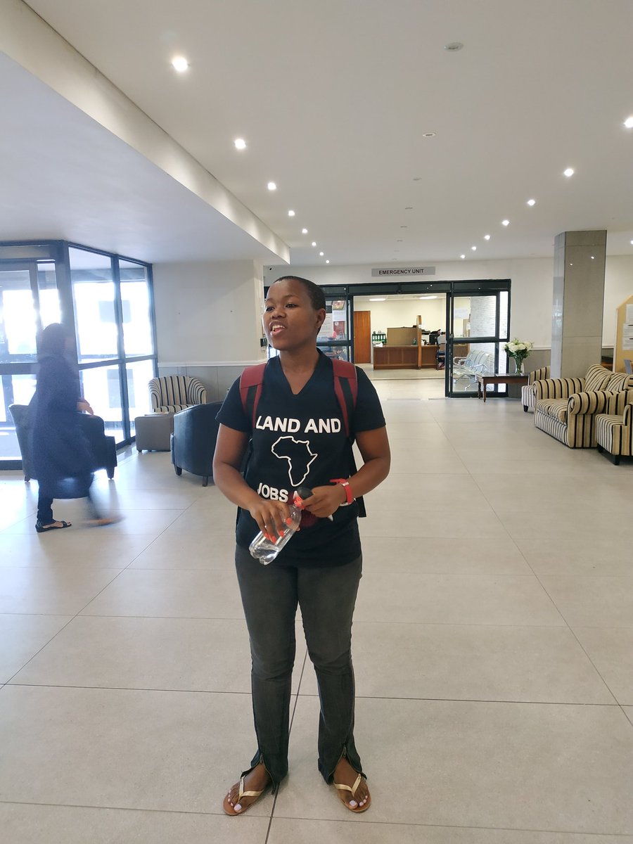 Vuyo_Nyeli's tweet photo. As real @EFFSouthAfrica we spent this #SharpevilleDay in some hospital in CT, fighting 4 one the Human Rights protected by #Section27 of the Constitution RSA, a right to  #HealthCare, which was infringed by some incompetent Dr who was supposed to professionally help our friend. https://t.co/a8szW9PtRZ