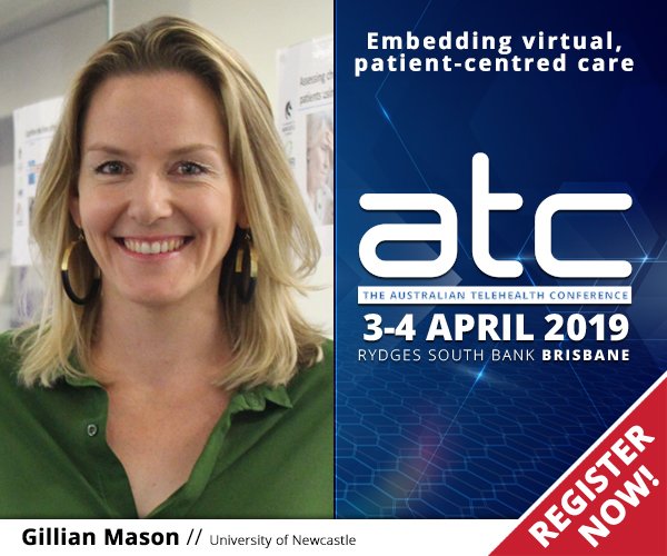 AIDH_ATC's tweet photo. We are pleased to introduce Gillian Mason as guest speaker at #ATC19. A physiotherapist, rehab researcher & #healthcare advocate, she will share her personal experience from both sides of the bedside & how #telehealth #patientUX improves #health outcomes. https://t.co/VoRb7R5N6i https://t.co/nJLHfMwtTE