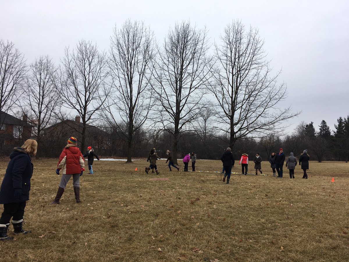 YRDSBGetOut's tweet photo. Today’s @CWF_FCF ProjectWILD teacher participants trying out the game “Quick Frozen Critters” - demonstrating an understanding of animal behaviour and survival strategies via an energetic game #yrdsboutside https://t.co/s7KCqpH3A1
