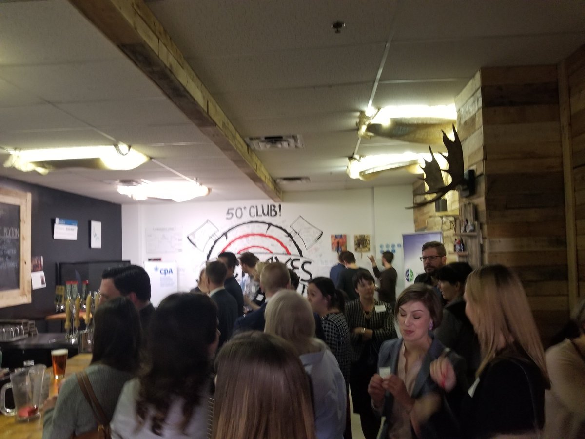 The fun is underway <a href="/JackAxesInc/">Jack Axes</a>! Conversation and axes in full swing!