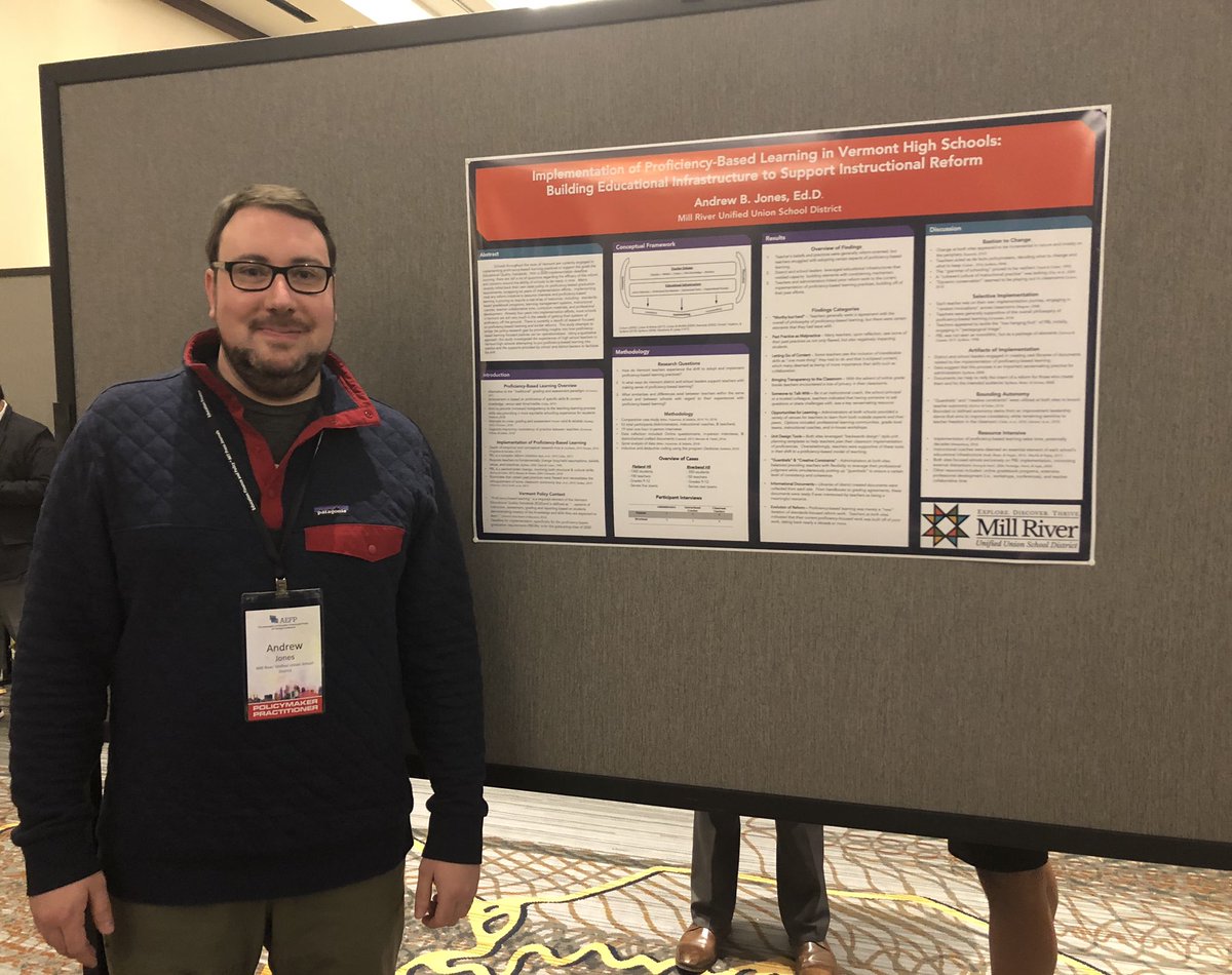 Presenting my research and representing Mill River at the Association for Education Finance and Policy conference