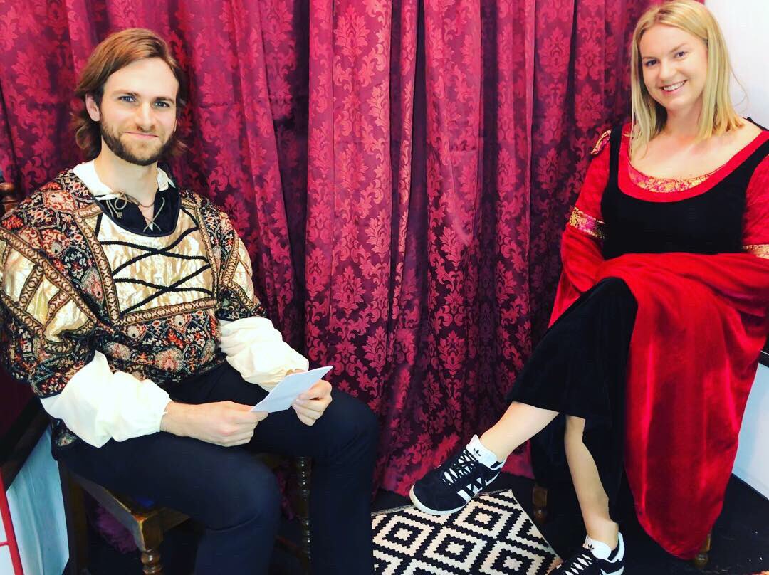 SamanthaPain's tweet image. Fun Fursday Filming 🎥 #actor #Webseries #Shakespeare #comedy #scifi #filming #athroneofshadows #acting