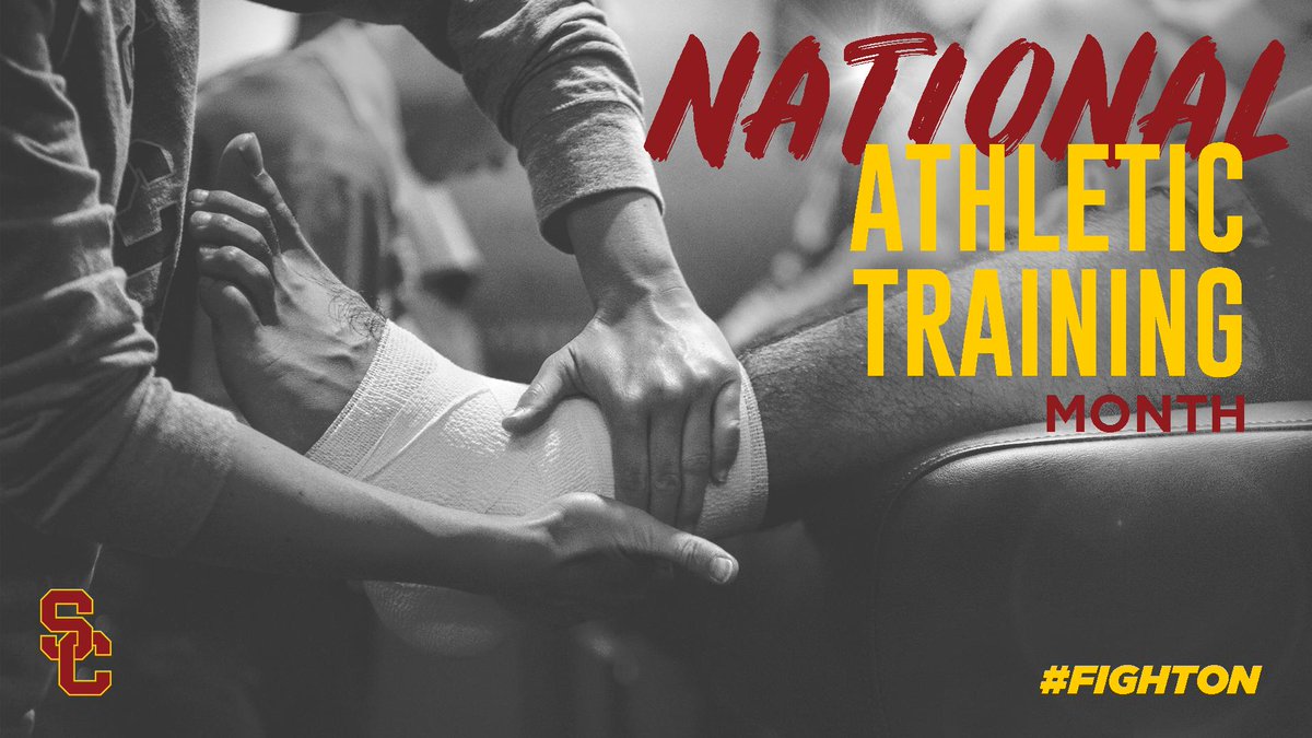 In honor of National Athletic Training Month, we celebrate all our hard-working athletic trainers at USC!

#NATM2019 | #ATsAreHealthCare