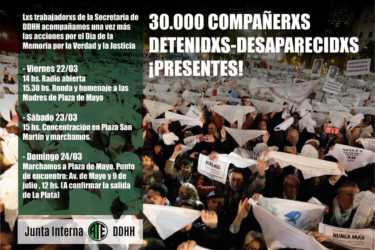 DDHH ATEBuenos Aires tweet media