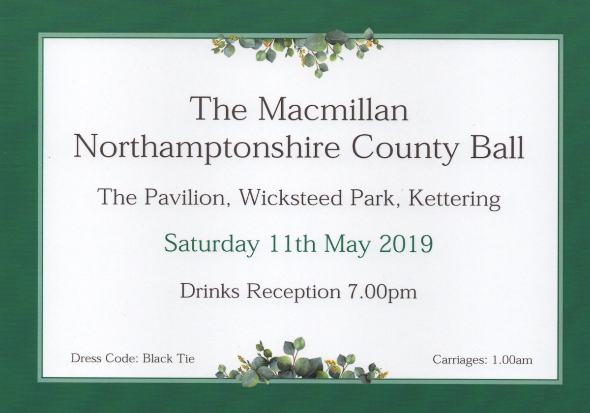 MacRoseofShires's tweet photo. Love the tickets for our #Ball - thanks to @blayneycreative and @AblePrintUK for producing them for us. If you are interested in coming along or sponsoring, find out more at https://t.co/jSTLDdugeb #northantshour https://t.co/6Uifj9omHo