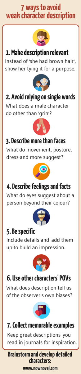 nownovel's tweet image. Enliven your characters: nownovel.com/blog/character… #writingtips #characterdescription #writerslife