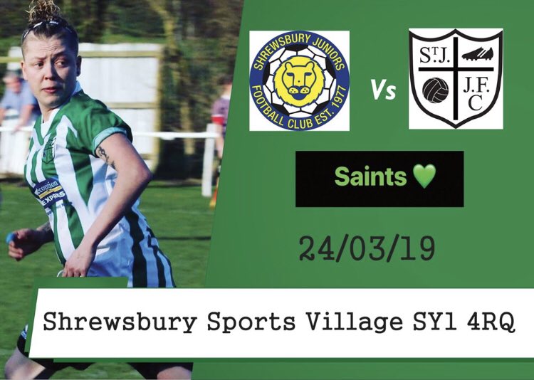 This Sunday The Ladies Travel To Shrewsbury For The Semi Final Of The League Cup!! 

All Support Is Welcome. #Saintsssssss 💚