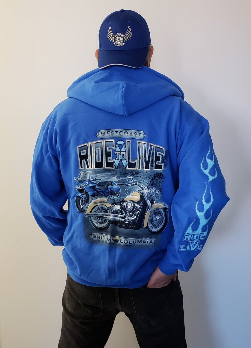 Congratulations to Kevin Palmer for winning our 10th Anniversary Ride to Live hoodie and hat!  Kevin registered and won!  ridetolive.ca