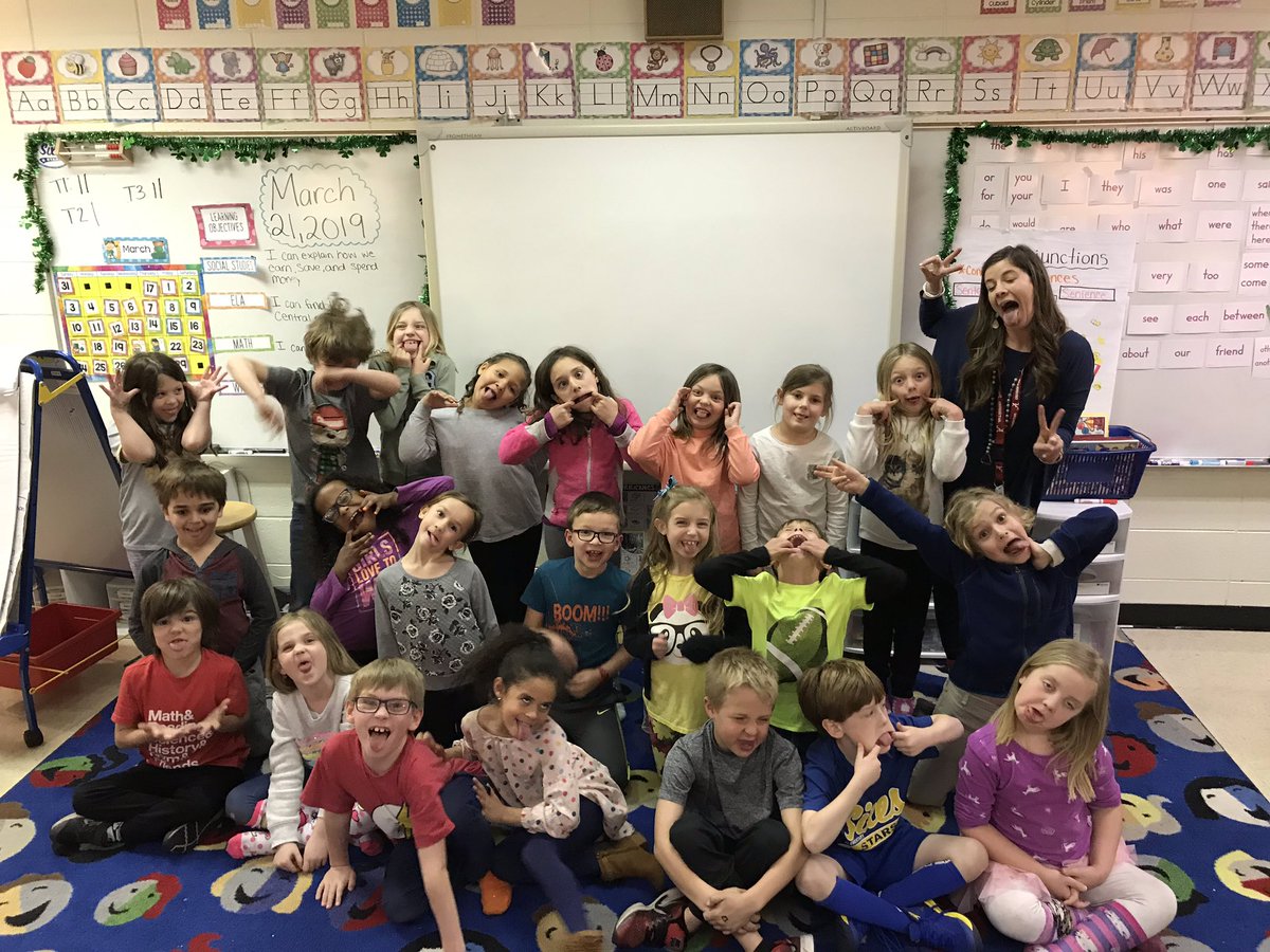 Hi Twitter! What a perfect day for our first post. Today our kiddos learned the importance of inclusion and acceptance through Down Syndrome Awareness Day! Keep shining with those cRaZy SoCkS, my sweet firsties 💛💙🌟 #ccsd #321day