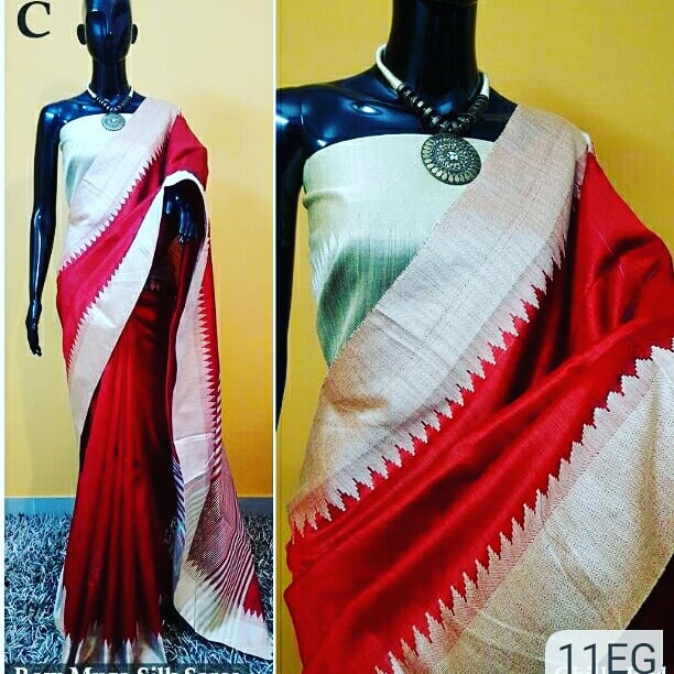 BazaarBibi's tweet photo. *Catalog Name:*
Raw Silk Sarees

💥 *FREE Shipping* (फ्री शिपिंग)
💥 *FREE COD* (फ्री केश ऑन डिलीवरी)
💥 *FREE Return &amp; 100% Refund* (फ्री रिटर्न और 100% रिफंड)

💰 *Price* (मूल्य): *₹805* 
                    MRP ~₹1074~
🚚 *Delivery*: Within 7 days (डिलीवरी 7 दिनों में). https://t.co/QToK9SDBt1