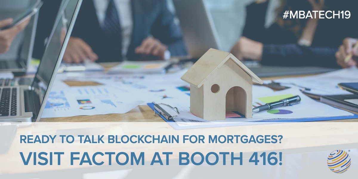 factom's tweet photo. Still have some blockchain questions? Make sure to swing by Booth 416 to talk to the team!
#MBATech19 https://t.co/69dlpCew57