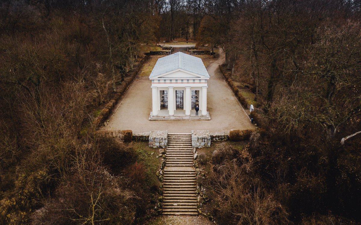 Aerial View Of Neubrandenburg And Tollensesee Stock Photo