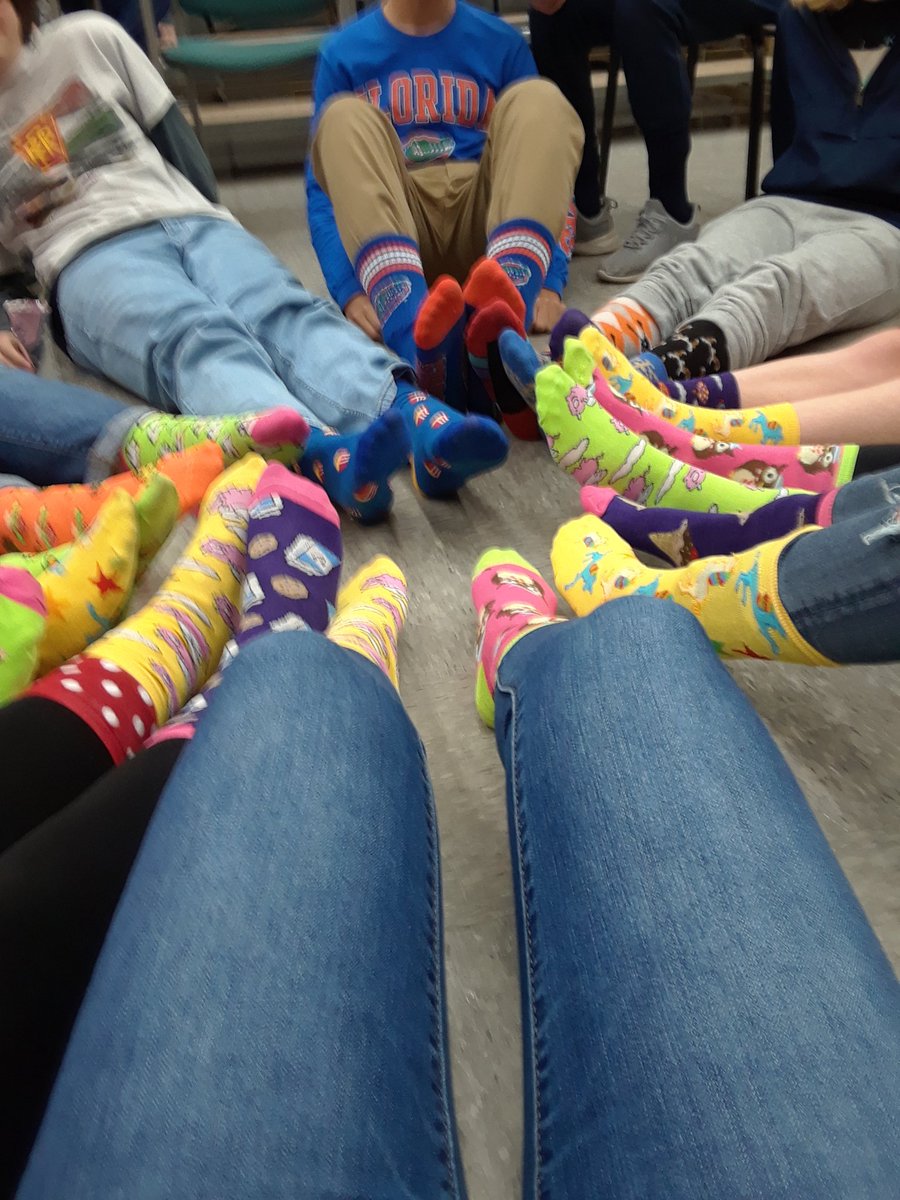We rocked our socks today! #WorldDownSyndromeDay