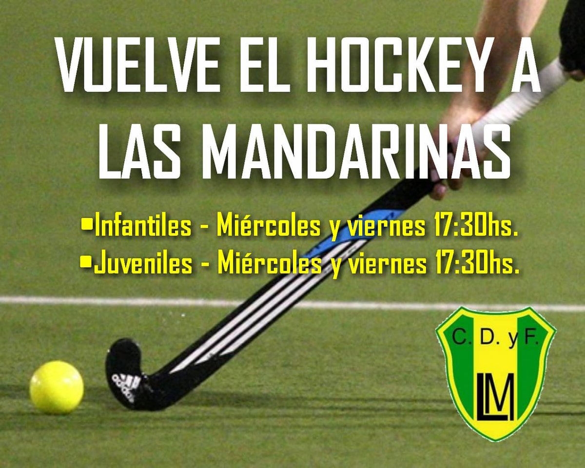 cdyflmok's tweet photo. VUELVE EL HOCKEY A LAS MANDARINAS!!!
No te quedes con las ganas...

Reunión de padres: Lunes 25/3 - 20:30hs en el Club.

Contacto: Mayra Macarena Mascetti // 2223501151. https://t.co/NDMbfm2ZxA