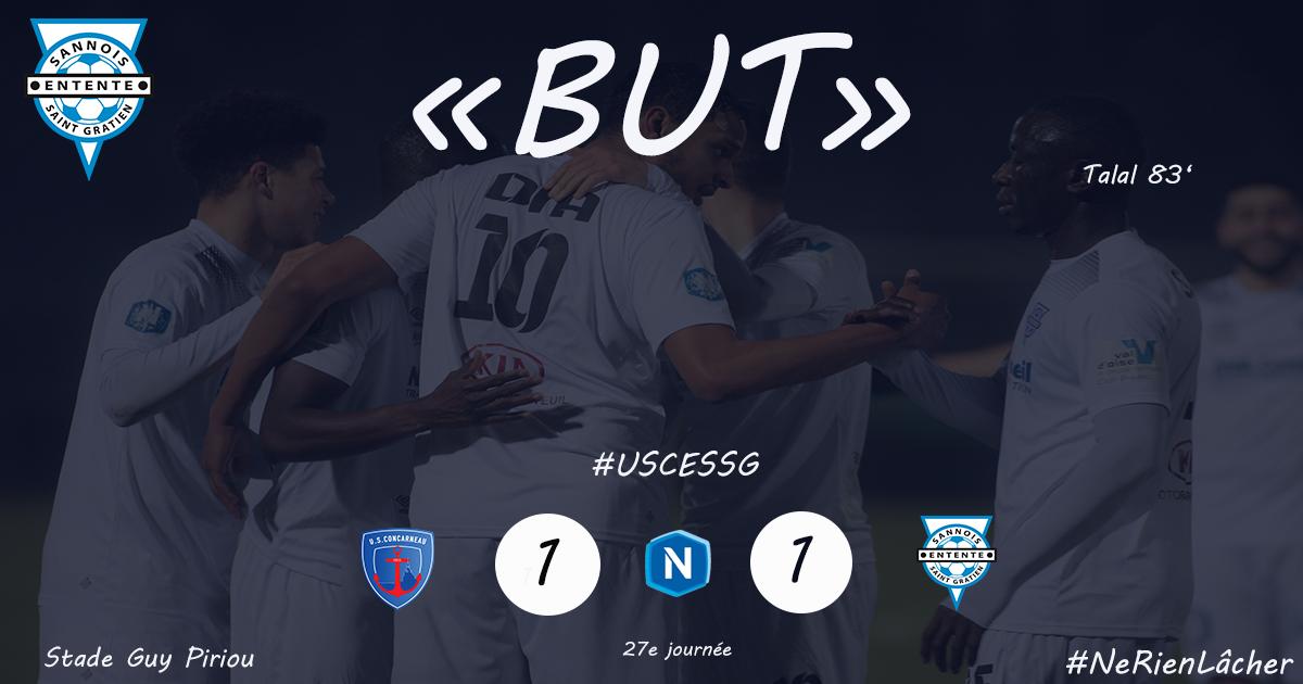 Entente_SSG's tweet photo. ⏱83' I #USCESSG 1-1
Egalisationnnnn Talal !! Le milieu de terrain inscrit son 8e but en #NationalFFF sur pénalty.
Allez les gars 💪 https://t.co/8HagsZgDOz