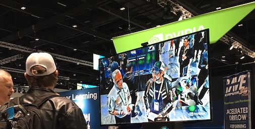 AvidThink's tweet image. Cameras abound at #GTC19 with #facialdetection, visual transformation, identification. Vision + AI = no-privacy (though I guess we gave that up a long time ago with the Internet). @RaveComputer #ArtificialInteligence #AI