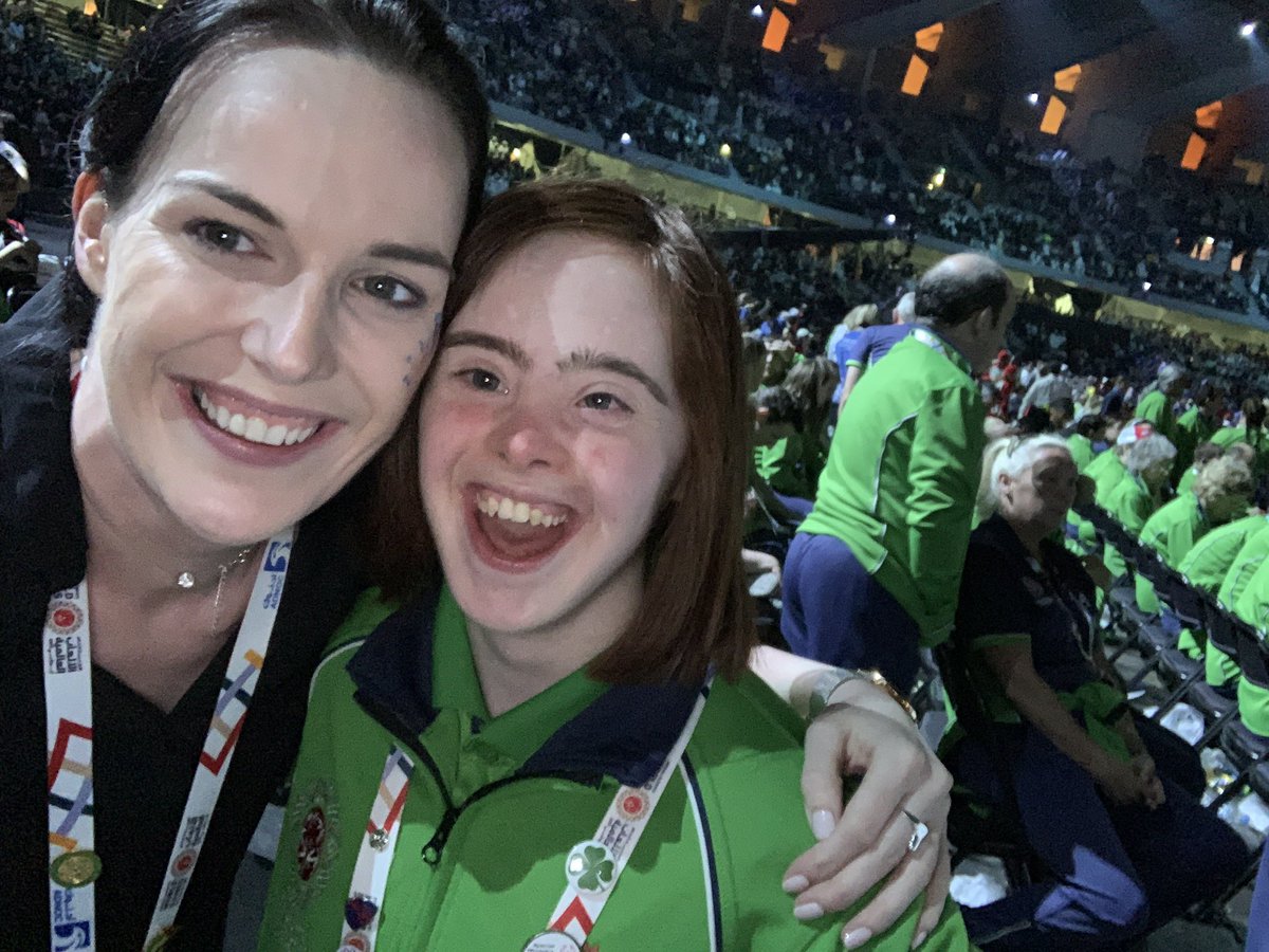 mariakelly329's tweet photo. @DublinAirport GET READY!!!!! Our heroes are returning home 🎉 Spoil them rotten!! Very sad to be saying goodbyes this evening but VERY proud and honored to have been able to support you @WorldGamesAD &amp; @SOIreland. Your hard work &amp; dedication has inspired a nation 💛 https://t.co/sPCSS4Brc3