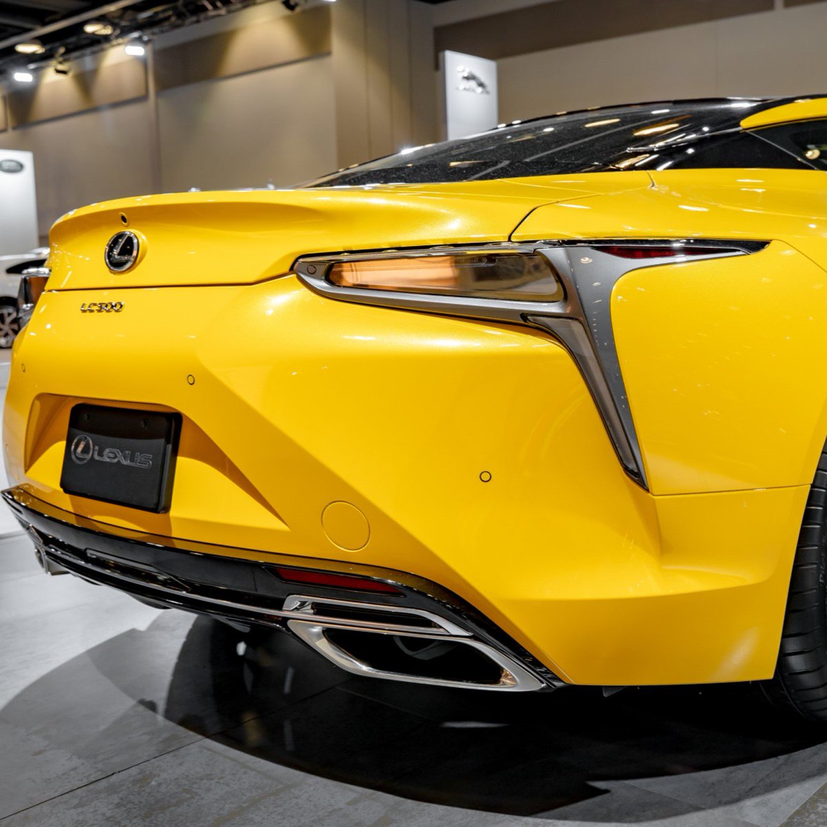 lexuscanada's tweet photo. Striking, isn't it? This exclusive Flare Yellow #LexusLC Inspiration Series fuses heart pumping performance with captivating interior details. Making its Canadian debut at the @VanAutoShow. #LexusAutoShow #VanAutoShow https://t.co/vI01HQAaIP