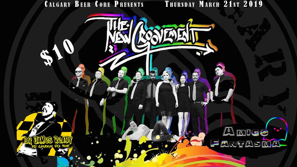 TONIGHT! <a href="/newGroovement/">The New Groovement</a> (Victoria), Dr James Ready, and Amigo Fantasma (first show) <a href="/countylineyyc/">County Line Saloon</a>! facebook.com/events/3704649… #yyc #yyclivemusic #yycmusic #musicyyc #theyyscene #yycnow #yycgrind #calgarybuzz #alberta411 #funk #soul #hiphop #punk #rock #ska #firstdayofspring #party