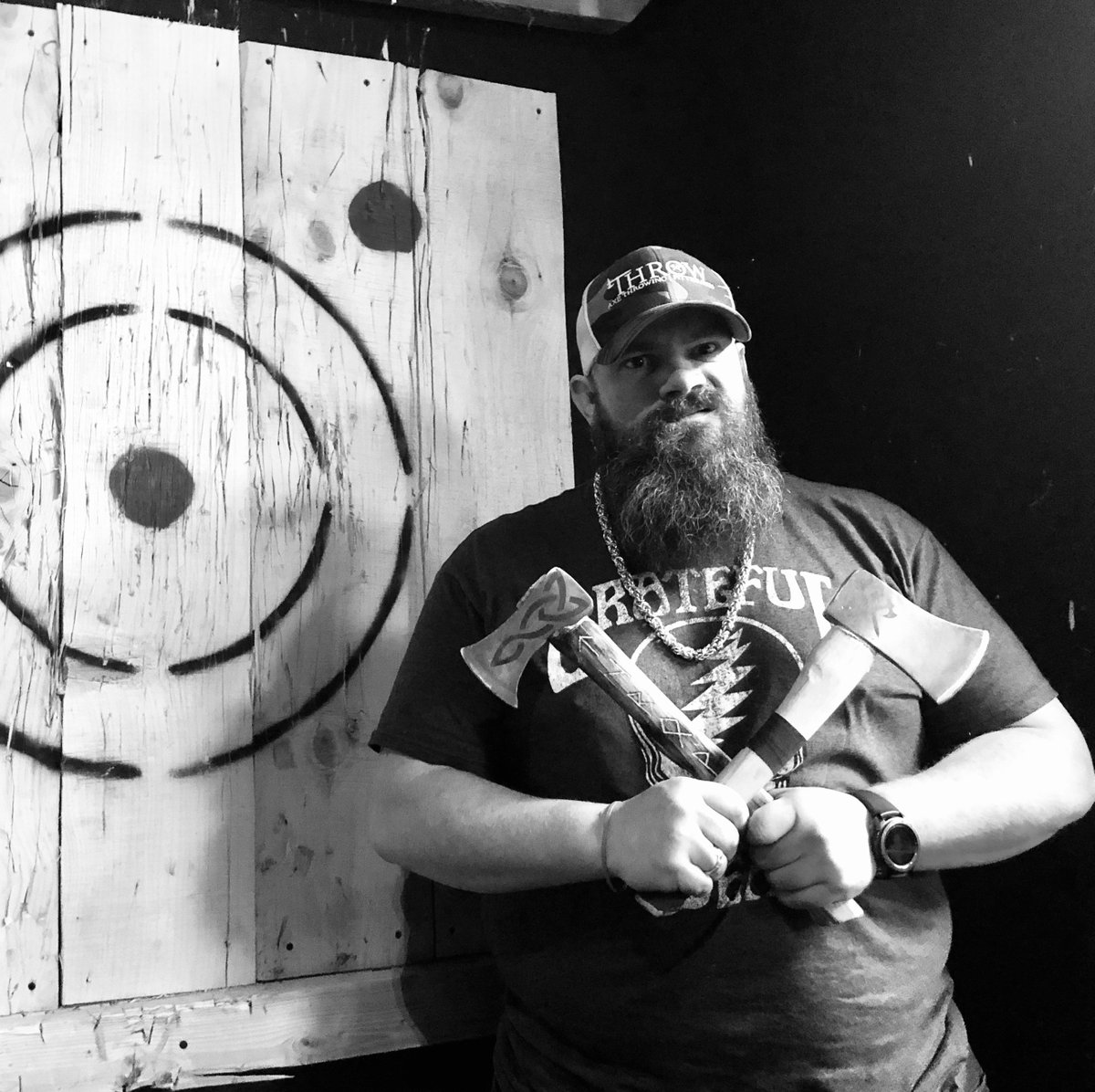 throwaxespgh's tweet photo. MEET THE TEAM! THIS IS JESSE THE JACK OF ALL TRADES!
He is an Opera singer &amp; the craftiest craftsman in all the land! Chinese food is his favorite as long as its paired with some whiskey and a beer…or two. Throw an axe with Jesse today! Book with us at https://t.co/5RrMoqJuoI https://t.co/7JwOiza1O4