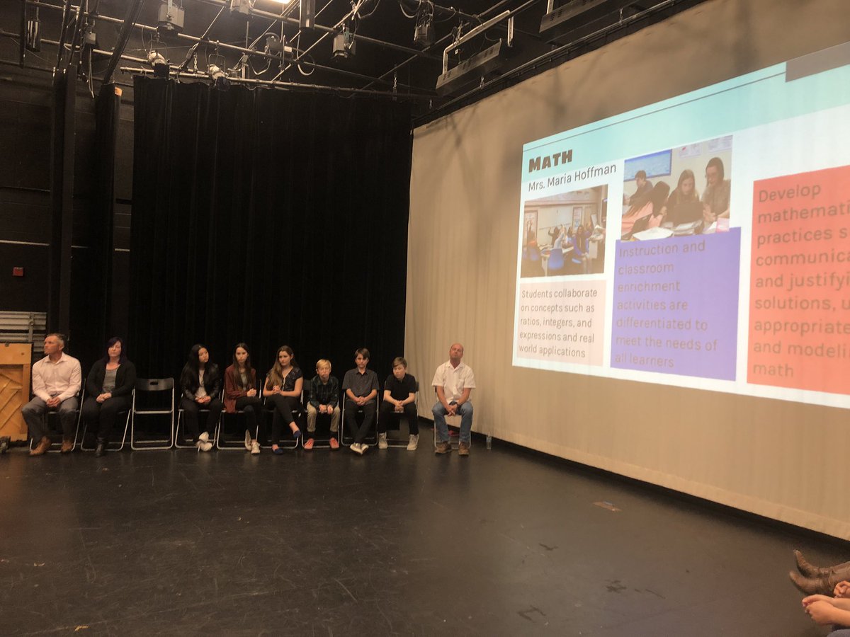 So excited to welcome our 5th grade families to Thurston..... which started w an outstanding parent meeting last night!