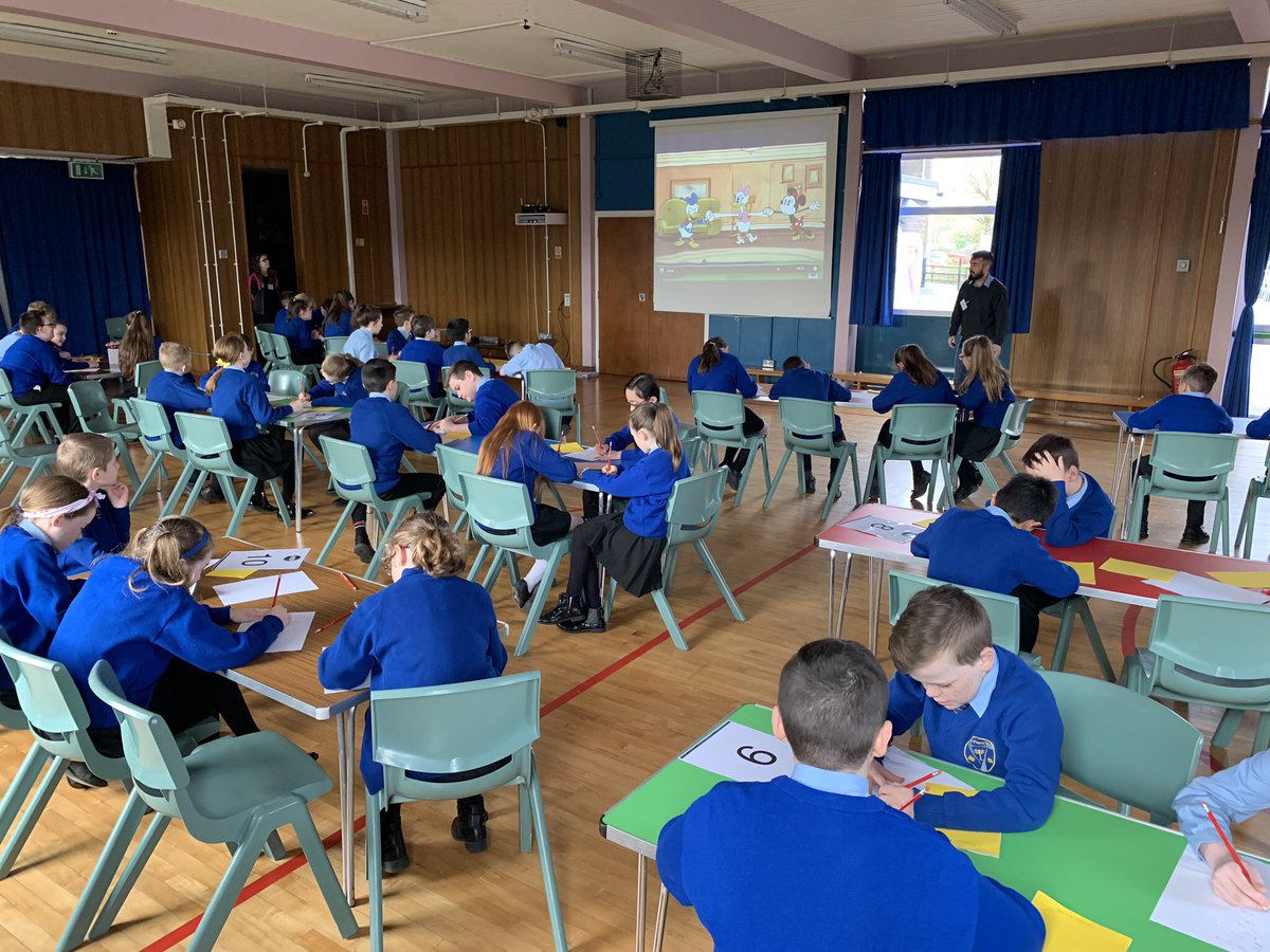 LurganSt's tweet photo. A fantastic day with Cormac and @HIPCV15 . We put some of the resilience skills to good use today in our P7 classes. A huge thank you for a fantastic presentation and activities. #lifeskills https://t.co/MeYFDbakCl