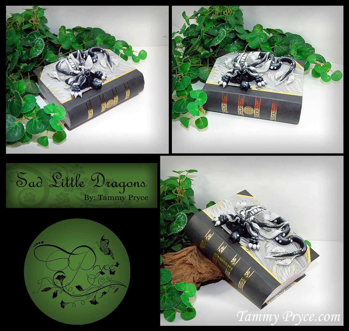 TammyPryce's tweet photo. Today's Daily Dragon is this cute little black &amp; gray dragon resting on a small book/box.  Hand crafted and now available in my Etsy shop.
https://t.co/DHt4k5pvq2
#dragons #giftideas #homedecor #polymerclay #artforsale https://t.co/d9SIiGNxfX