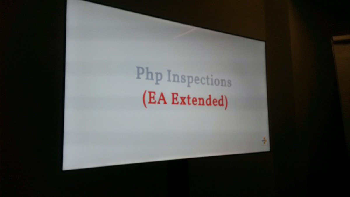 SenseException's tweet photo. What kind of tools will help on #PHP development? @s_bergmann told about them at #phpugffm. https://t.co/hCUaxJFLfD