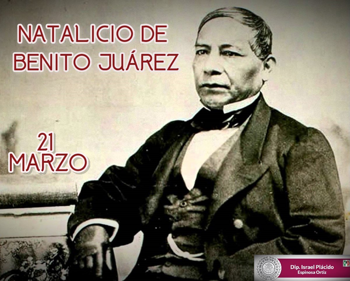 IsraelEspinosaO's tweet photo. Entre los individuos, como entre las Naciones, el respeto al derecho ajeno es la paz. Hoy se conmemora el 213 Aniversario del Natalicio de Benito Juárez. https://t.co/Cj82ZNnuGD