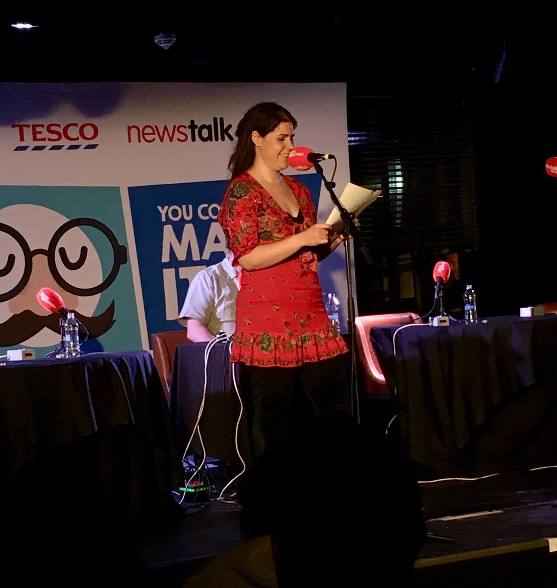 paddyccourtney's tweet photo. Great way to wrap up the last episode of @YCMIUradio on @NewstalkFM Our very own @Roisin_Davis reading the headlines. Thanks for all your hard work over the ten episodes Róisín. x https://t.co/mL2t3yepO1