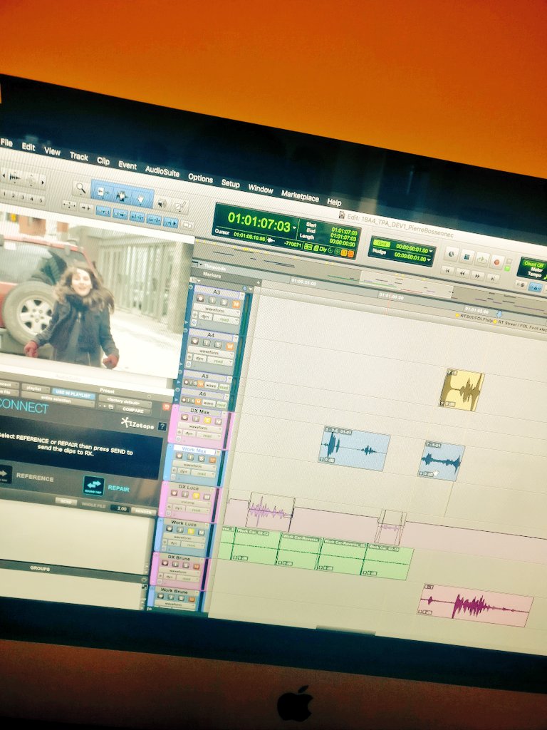 _PierOmaN_'s tweet photo. Quand tu passe 4h pour 1min de vidéo... Mais que tu adore ça 😁 La post-production c'est magique!! #musitechnic #audiotechnician #postproducer https://t.co/wv4SpmPZgJ