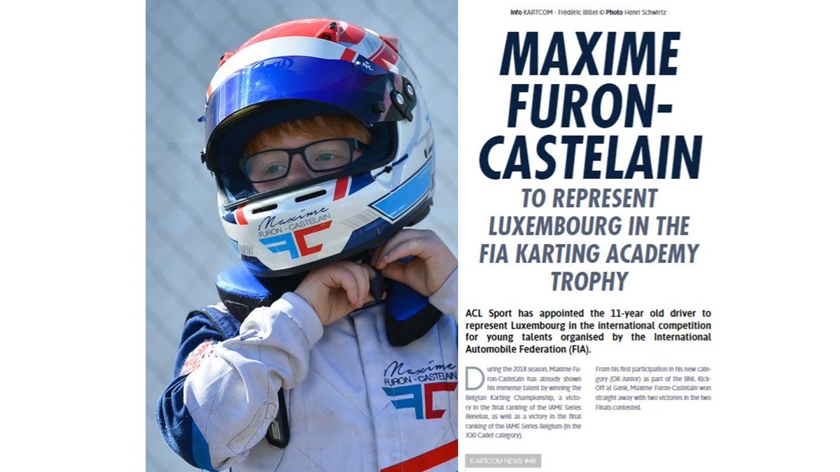MaxfcOfficial's tweet image. THANK YOU KARTCOM. HAPPY AND PROUD / MERCI KARTCOM. HEUREUX ET FIER.
Photo by KSP
In / dans issuu.com/kartcom-news.c…