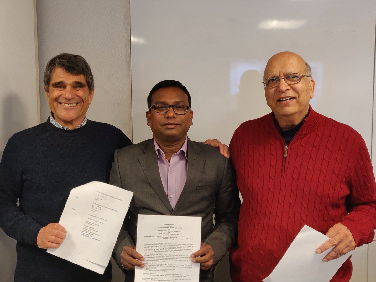 YSDIndia's tweet photo. Youth for Social Development signed a partnership with India Development and Relief Fund @IDRF_US and Partnership for Transparency @PTFund to "Improve Maternal and Child Health Care Services Through Citizen Engagement in Odisha India" at PTF headquarters. Thank you IDRF &amp; PTF. https://t.co/0edJGq2mYi