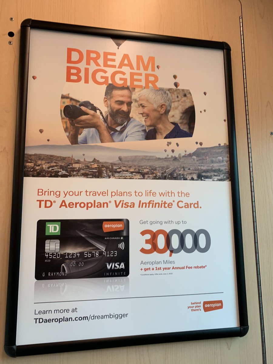 TheBrand_K's tweet photo. @cibc you looking to beat your competition? First year annual fee rebate at @TDBank_US! https://t.co/k8Ck20cnu3