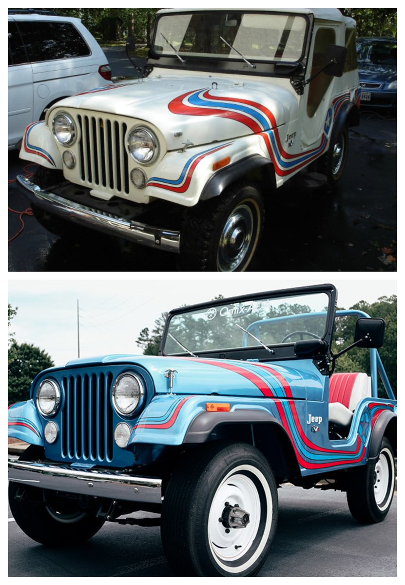 JT_Chrysler's tweet image. Let’s take a look at these two vintage #SuperJeeps! If you had to pick one, which one would you pick? Let us know in the comments below! Want to go adventure in something more modern? Come by JT’s Chrysler Dodge Jeep RAM to check out our #Jeep #Wranglers!  #TBT