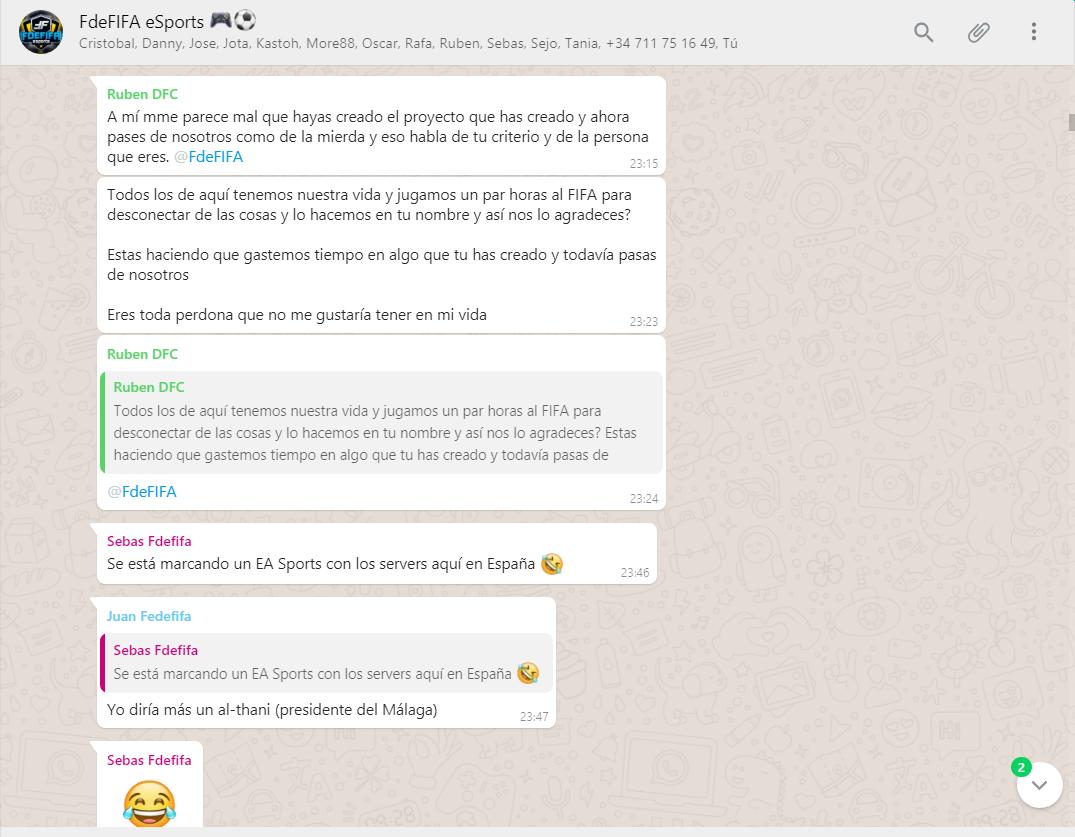 TSR_DaX's tweet photo. Primero el equipo trato de hablar con el por el grupo..aqui les dejo las capturas, para que veias q nunca fue nuestra intencion joder su imagen y darle la oportunidad de pedir disculpas, pero nada, ahora si la gente se canso y hace publica la situacion es su problema. #FdeFALSO https://t.co/6fZAuqF89T