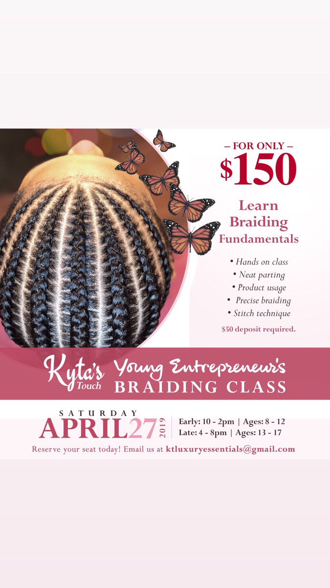 kytastouch's tweet image. #braidclasses #braidclasses #milwaukeebraiders #youngEntrepreneur