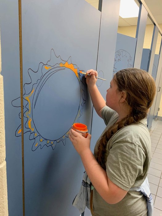EagleEdgemont's tweet photo. Mrs. Hickson's Environment Club is working hard after school! You’ll be amazed when you see their thoughtful work in the halls and bathrooms! https://t.co/nWAgi7DAxZ