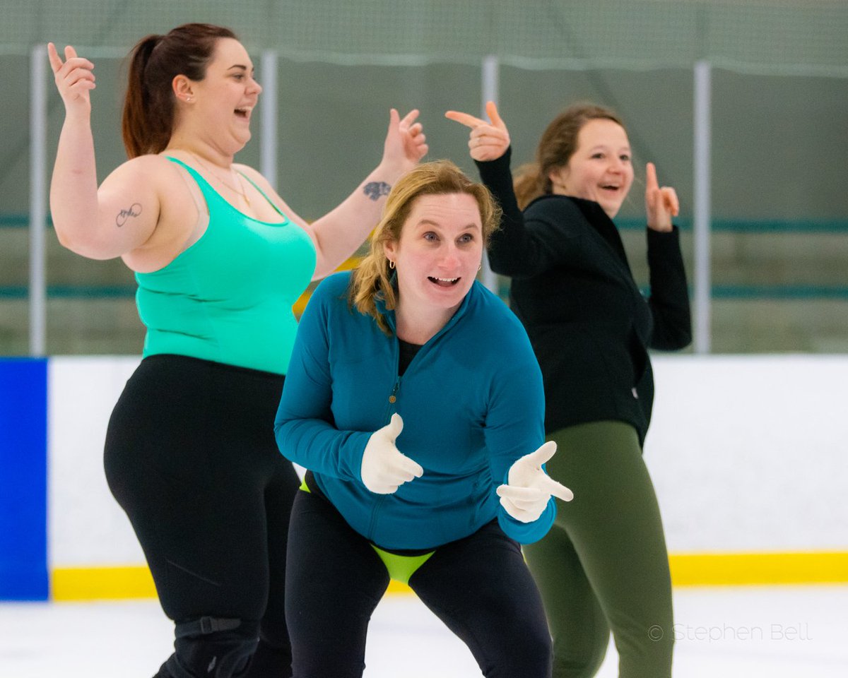 SisuSynchro's tweet photo. Lots of laughs at our St. Patty's Day practice last Sunday!
Final Sunday night practice for this season, too 🙁
Thanks to everyone who came out to our "Try Synchro" sessions. Great turnouts and some great skaters.
See you at tryout time 😁⛸
#SynchroSkating #SynchronizedSkating https://t.co/3efzxlOEUH