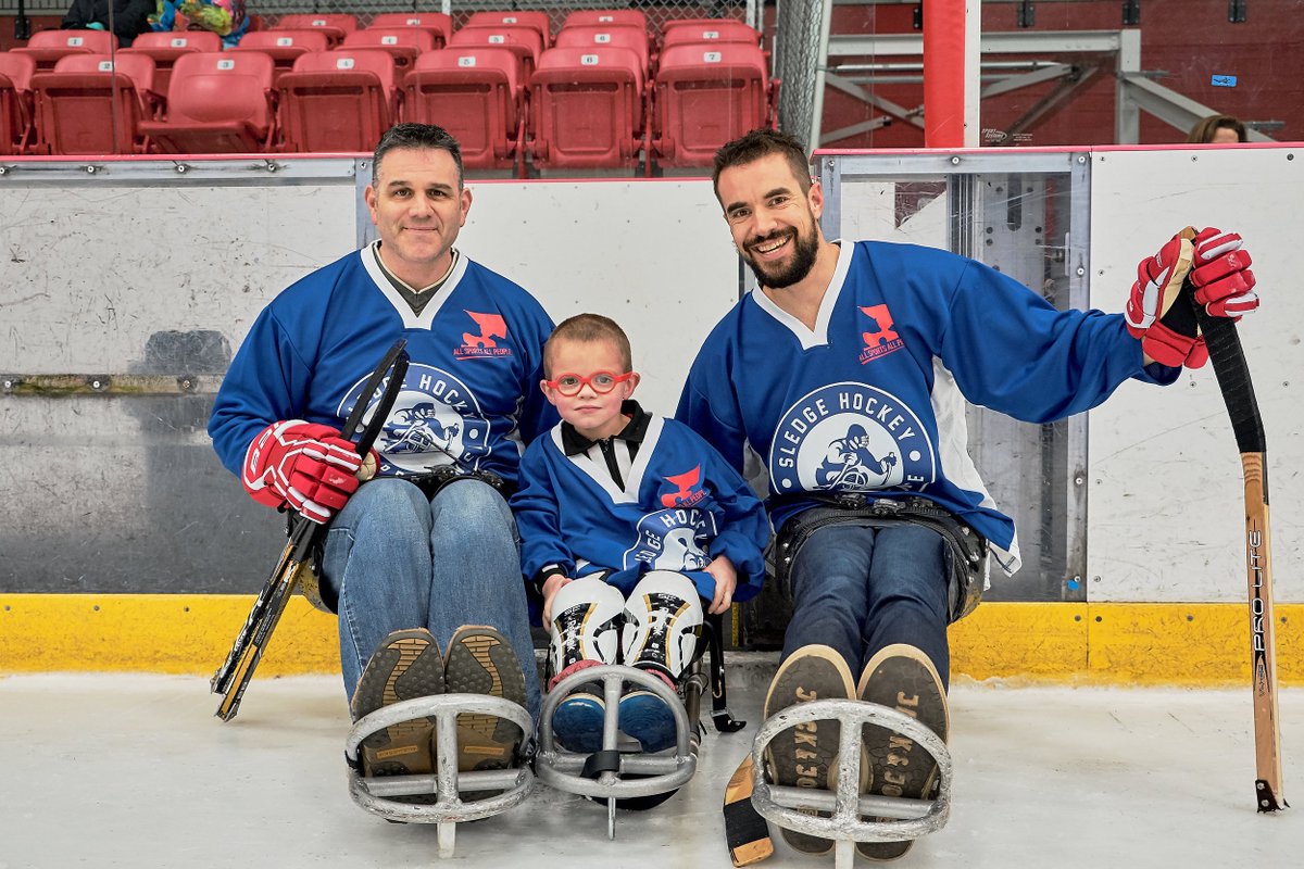 KevinRempel's tweet image. If you know anyone with a disability that would like to get involved in sledge hockey but cannot afford to play, we just announced our grant application online!

Please visit playsledgehockey.com/asapdonation to apply, and RT for anyone you know that could benefit!

#sledgehockey #buttdown