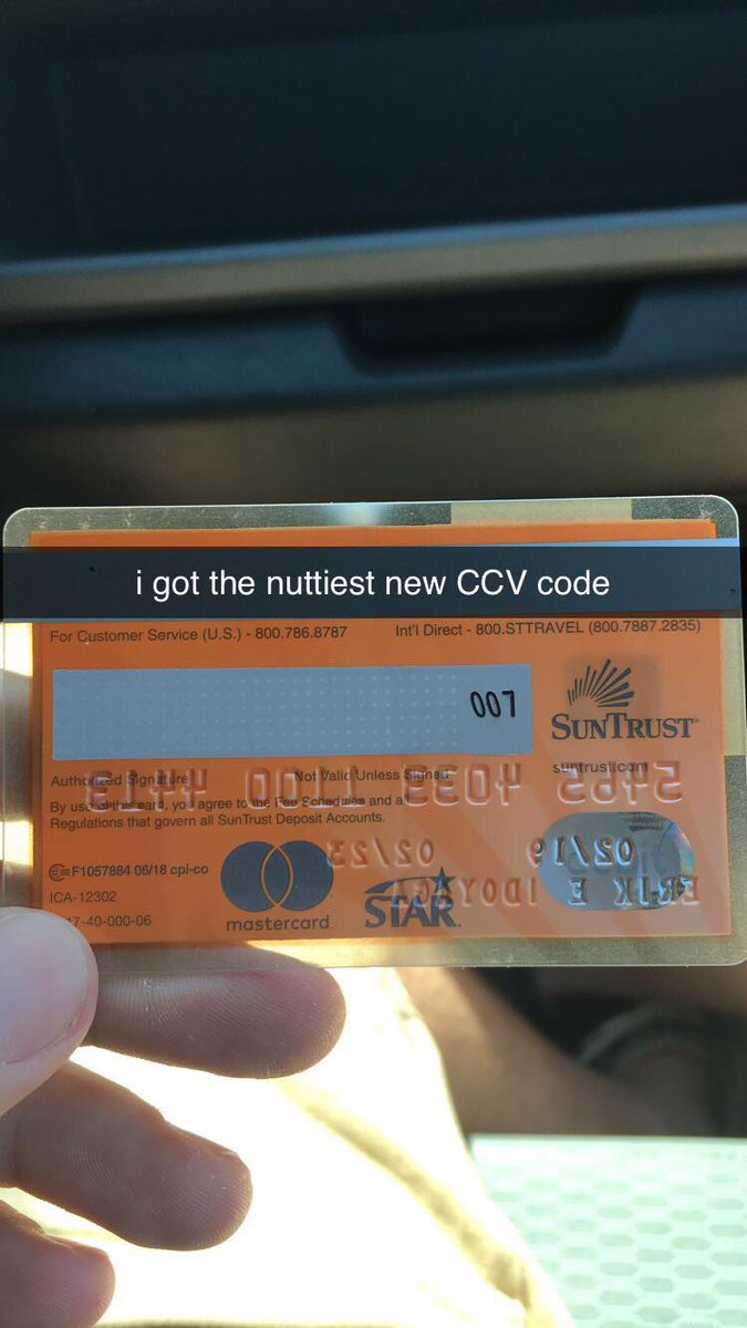 Erikerikerik On Twitter Cool Debit Card Ccv Codes A Thread
