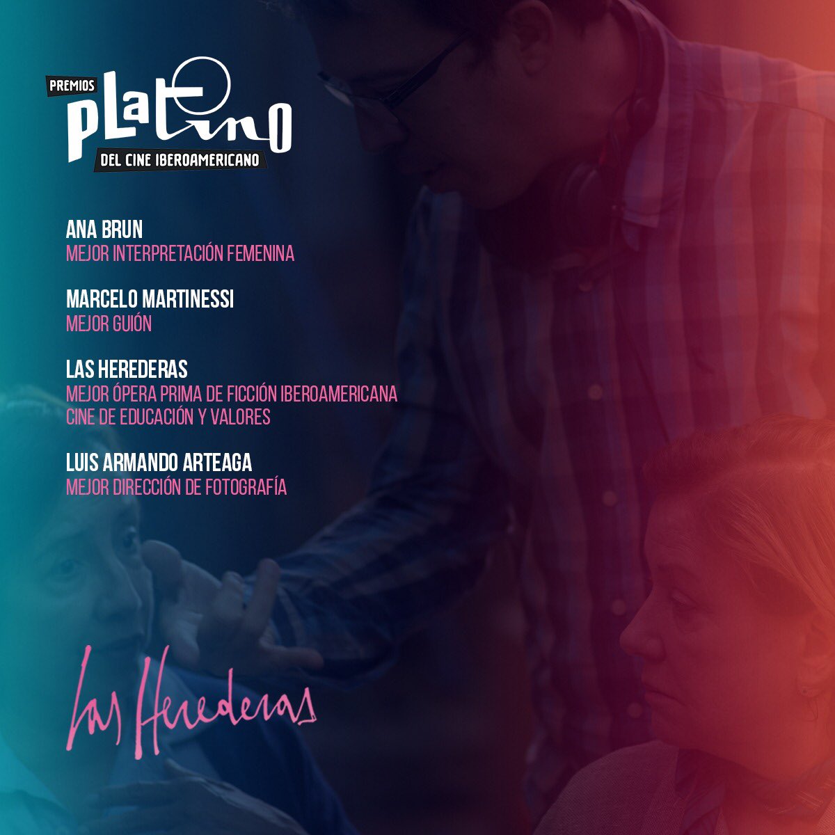 ¡Más que felices con esta noticia! 🎉
Obtuvimos 5 nominaciones en los <a href="/PremiosPLATINO/">Premios PLATINO</a> 2019💪🏼💜
 ¡Muchísimas gracias a todos los que nos acompañan siempre!