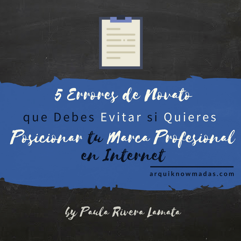 AulaDOMUS's tweet photo. Descubre los 5 Errores de Novato que Debes Evitar si quieres Posicionar tu Marca Profesional en Internet. Ingresa al enlace 👉 https://t.co/JubUHvlTIf #Arquitectura #BlogArquiknowmadas #Arquitectos3Cero #MétodoArquiknowmada #NegociosDeArquitectura https://t.co/4vmXx66PT0