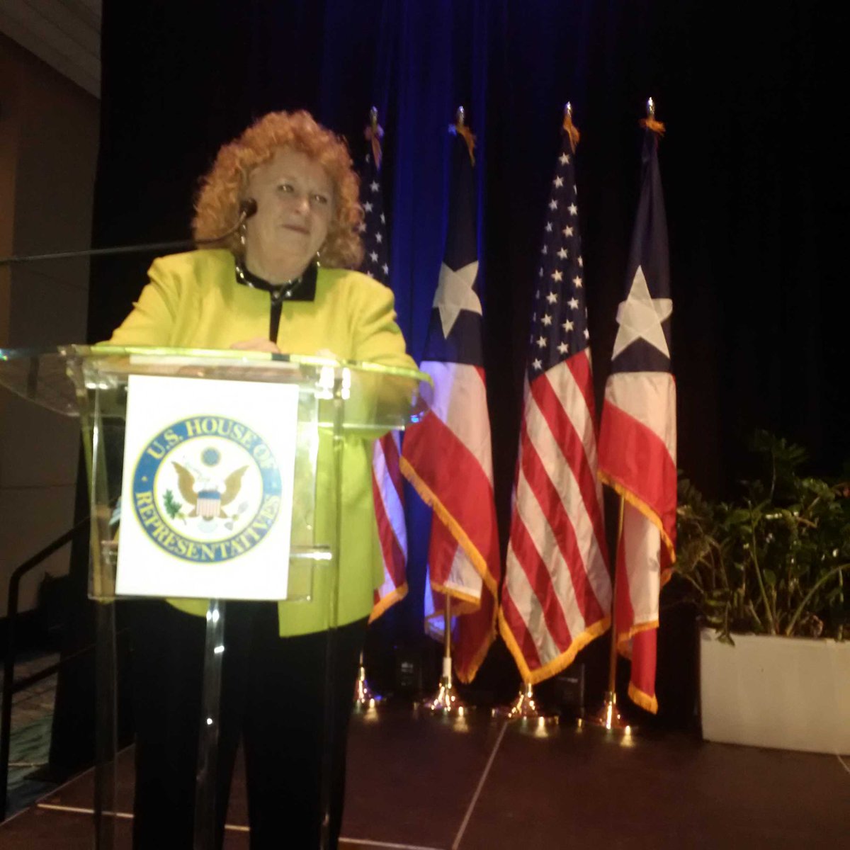 PJConnors's tweet photo. MIAMI CG Sue Harper at 2019 American LNG Summit on great Canada USA Florida + Puerto Rico partnership @CanCGMiami https://t.co/zaf6R8McrW
