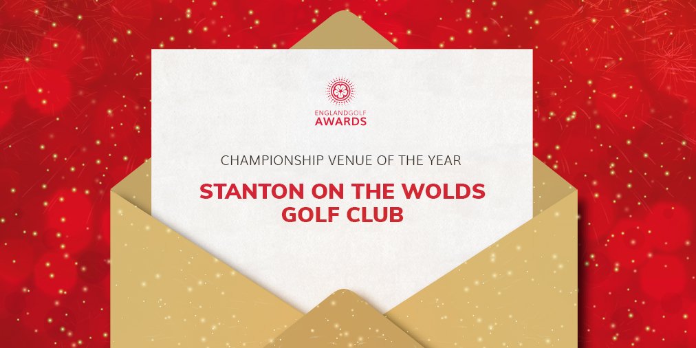 It’s a tough category, but the 2019 winner of our Championship Venue is… <a href="/stantongcoffice/">Stanton on the Wolds Golf Club</a> 👏  The judges were bowled over by the approach &amp; dedication of volunteers and staff alike – not to mention the quality of the greens – for the Senior Men’s County Champs #EGAwards2019