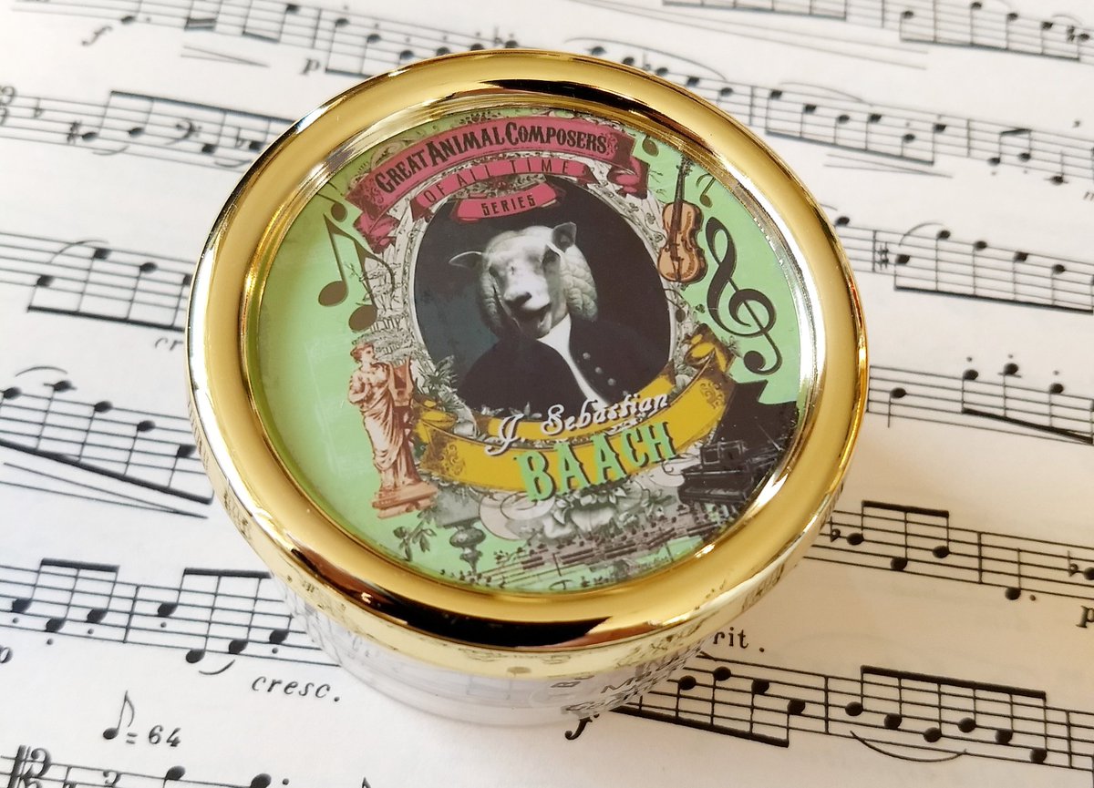 AnimalComposers's tweet photo. Happy Birthday #JohannSebastianBach (1685-1750) - https://t.co/sl5sdJeDmL Punny Johann Sebastian Bach Gift for Classical Music Fans! #musicbox #JSBach #Baach #sheep #animal #classicalmusic #funny #musician #classicalmusic #animalpun #punny #piano #onthisday 15% Off! https://t.co/FS9AeJllFa