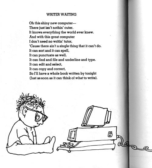 metroproof's tweet image. A little inspiration from late, great Shel Silverstein! #worldpoetryday2019 #wordsmithing #metroproof #shelsilverstein