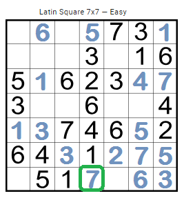 csejairoalberto's tweet photo. @iSolvePuzzles #LatinSquareSuDoKu7x7Solution  #SudokuSolution  #iSolvePuzzles @crucigramese  @SudokuTricks  #GimnasiaMental  #ThreeStepsSolution @genteconvos @zonadegenios #Sudoku #March212019 #FelizJueves #HappyThursday

Yes, I can.

Solución en tres pasos: https://t.co/onpAdzK7co