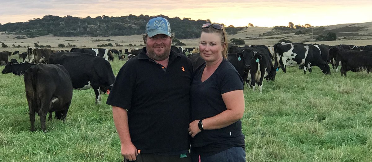 The 2019 Share Dairy Farmer of the Year was awarded to Damien &amp; Brooke Cocker! Congratulations! Find out who else won at last night's <a href="/dairy_tas/">DairyTas</a> awards: bit.ly/2019DairyAwards. <a href="/TIADairy/">TIA Dairy</a> <a href="/Dairy_Australia/">Dairy Australia</a>