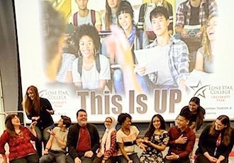 upstudentlife's tweet photo. Kudos to @LSC_UP clubs HOSA &amp; SAB for hosting their first Tedx style student conference, This Is UP. "Never doubt that a small group of thoughtful, committed citizens can change the world"...keep being change agents. #StartCloseGoFar #lscup #united https://t.co/GhkURrJFuk